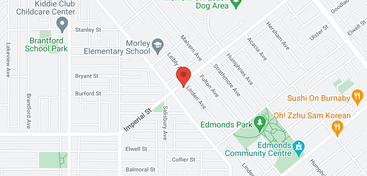 map of 7340 IMPERIAL STREET